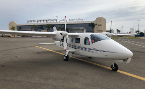 Un nuevo Tecnam P2006T aterriza en la escuela Canavia de Gran Canaria para aumentar su flota